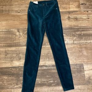 Grace & Lace green corduroy pants